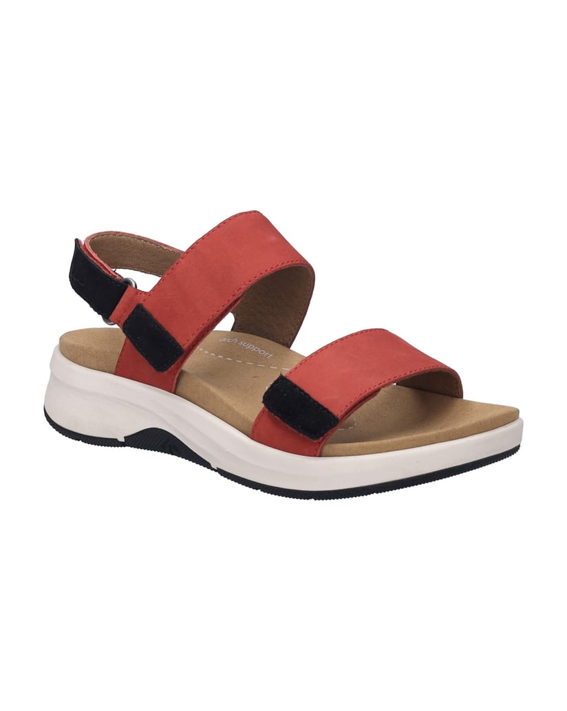 JOSEF-SEIBEL-Damen-Sandale-Estelle-04,-rot-kombi-rot