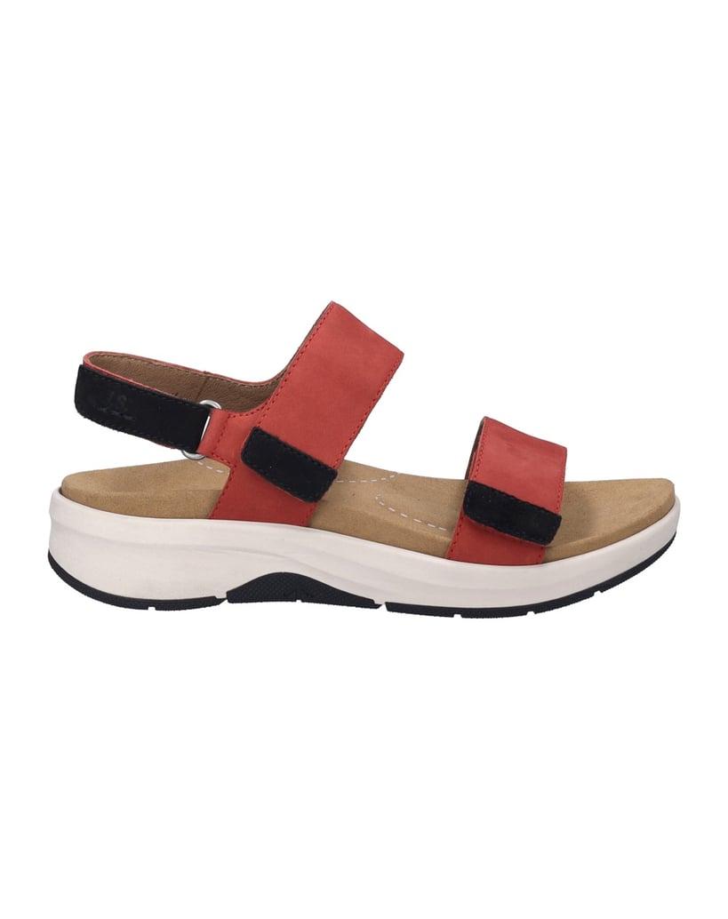 JOSEF-SEIBEL-Damen-Sandale-Estelle-04,-rot-kombi-rot
