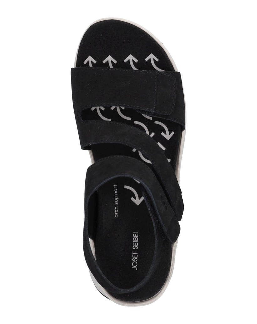 JOSEF-SEIBEL-Damen-Sandale-Estelle-03,-schwarz-schwarz