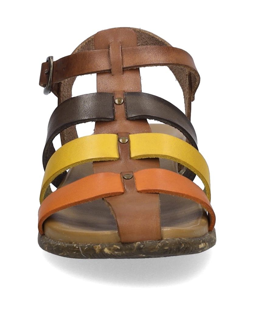 JOSEF-SEIBEL-Damen-Sandale-Fabricia-04,-cognac-multi-cognac