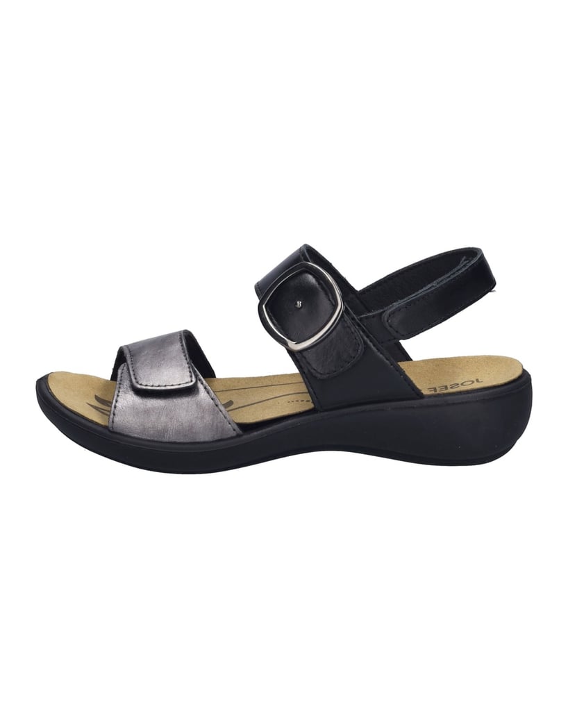 JOSEF-SEIBEL-Damen-Sandale-Ibiza-12,-basalt-kombi-grau