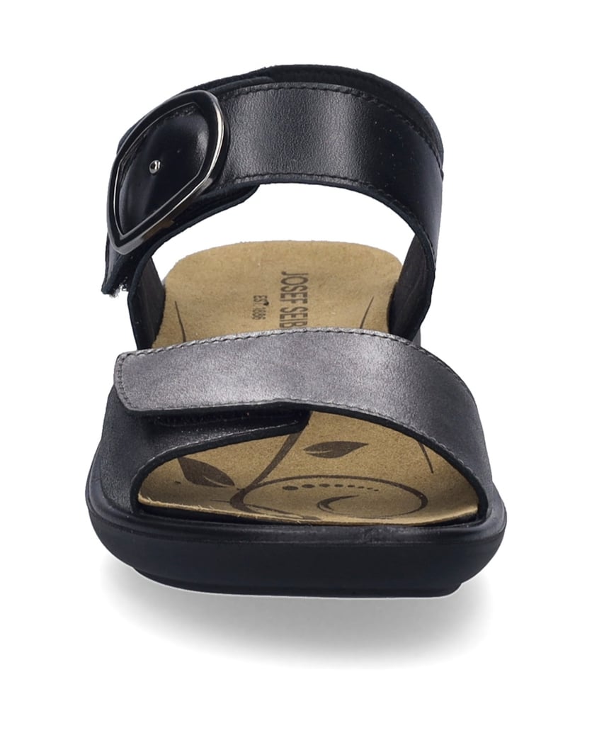 JOSEF-SEIBEL-Damen-Sandale-Ibiza-12,-basalt-kombi-grau
