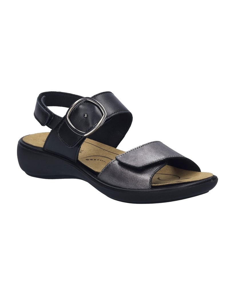 JOSEF-SEIBEL-Damen-Sandale-Ibiza-12,-basalt-kombi-grau