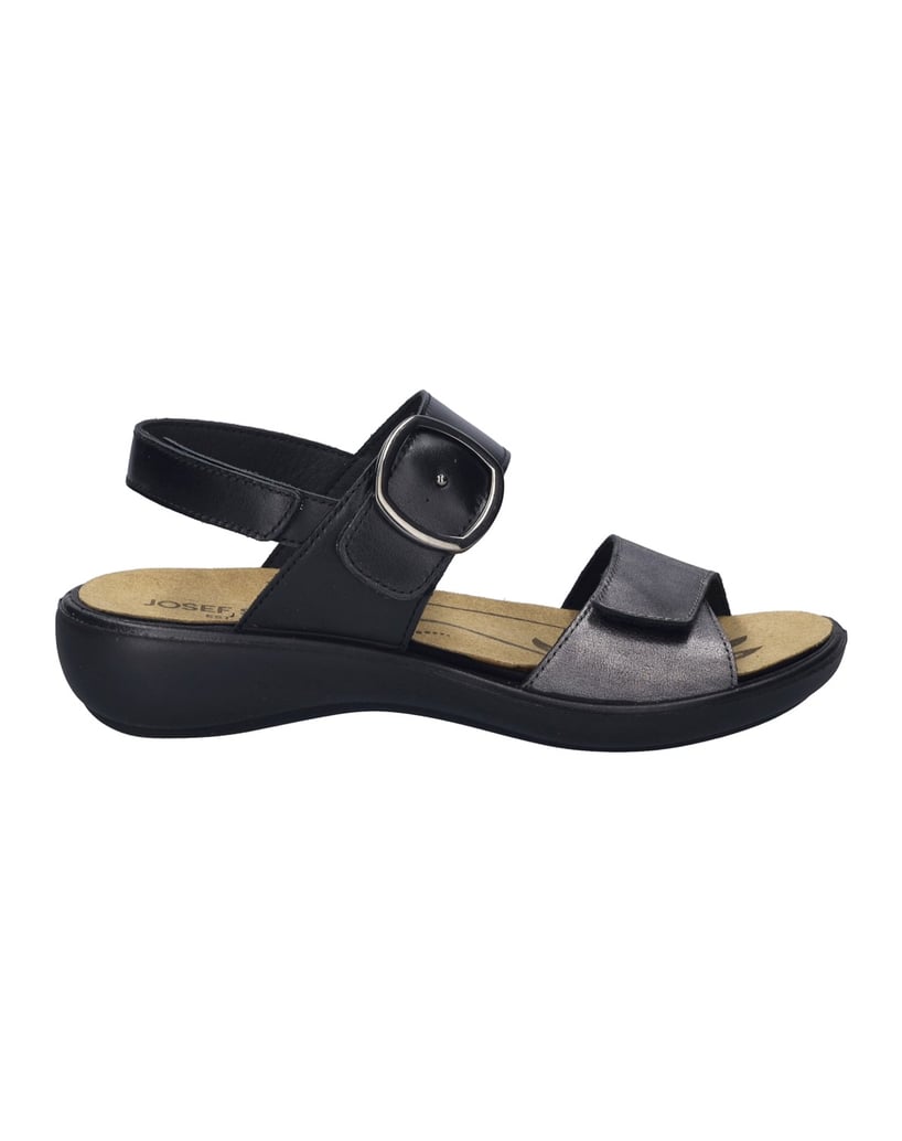 JOSEF-SEIBEL-Damen-Sandale-Ibiza-12,-basalt-kombi-grau