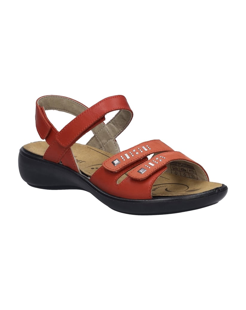 JOSEF-SEIBEL-Damen-Sandale-Ibiza-86,-rot-rot