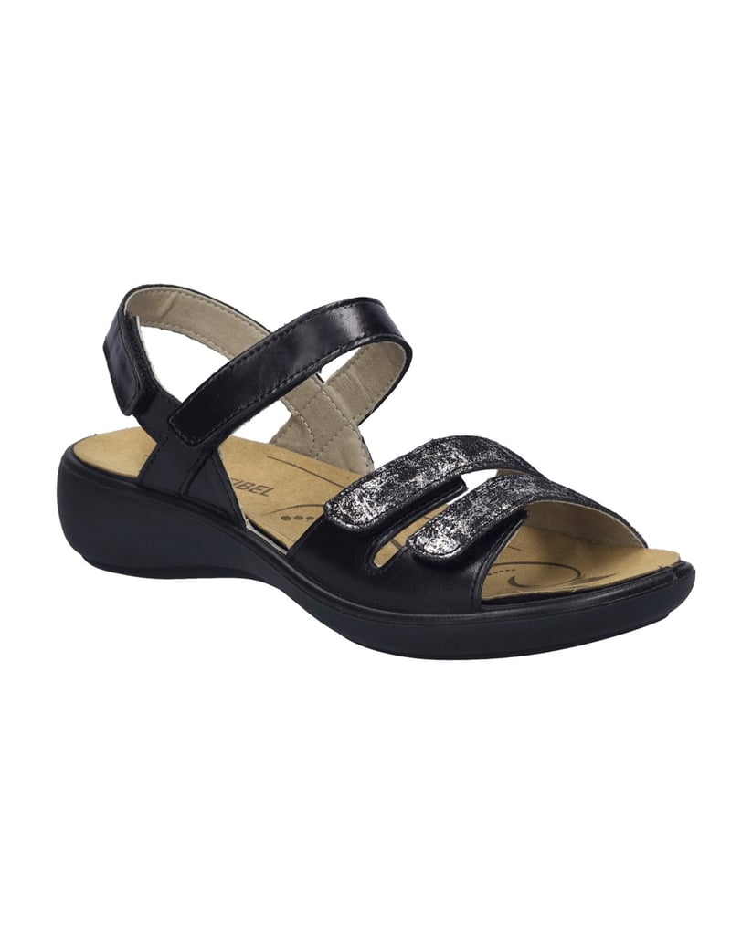 JOSEF-SEIBEL-Damen-Sandale-Ibiza-86,-schwarz-kombi-schwarz