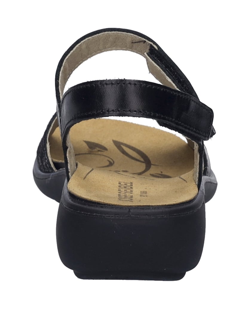 JOSEF-SEIBEL-Damen-Sandale-Ibiza-86,-schwarz-kombi-schwarz