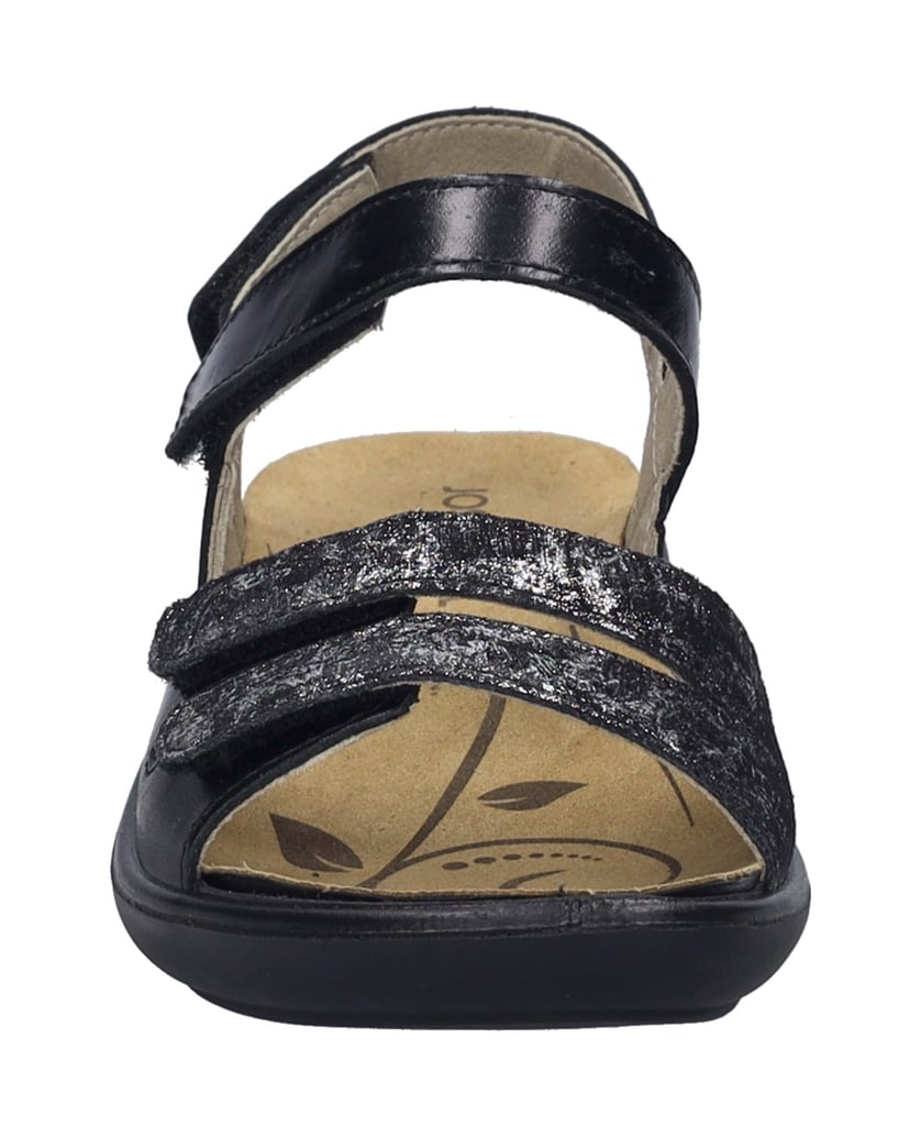 JOSEF-SEIBEL-Damen-Sandale-Ibiza-86,-schwarz-kombi-schwarz