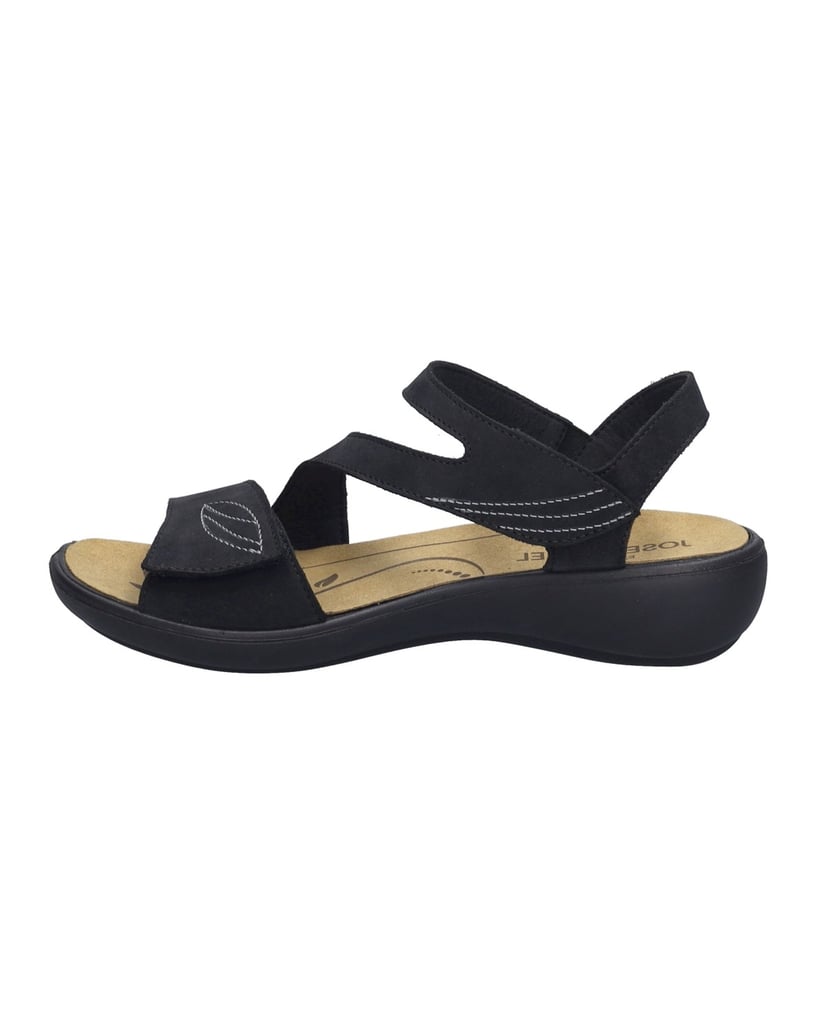 JOSEF-SEIBEL-Damen-Sandale-Ibiza-08,-schwarz-schwarz