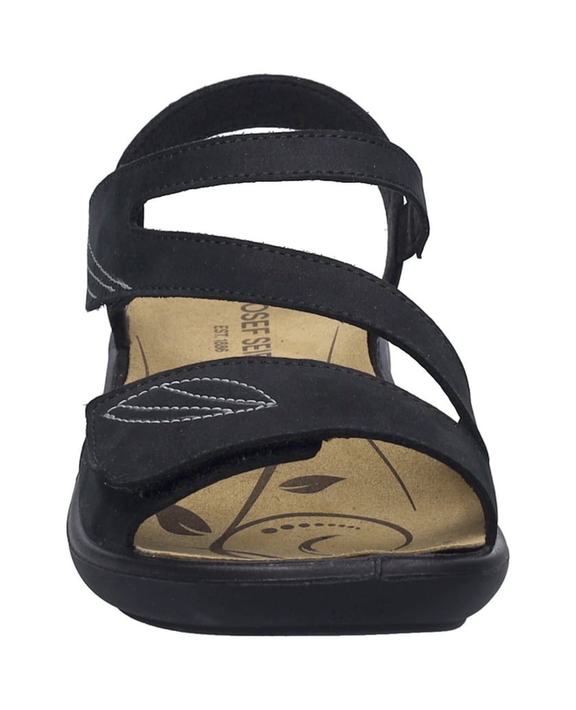 JOSEF-SEIBEL-Damen-Sandale-Ibiza-08,-schwarz-schwarz
