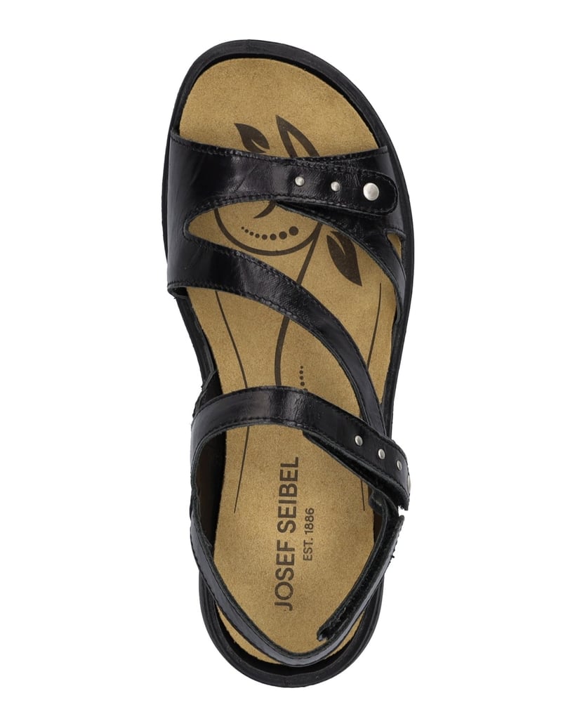 JOSEF-SEIBEL-Damen-Sandale-Ibiza-70,-schwarz-schwarz