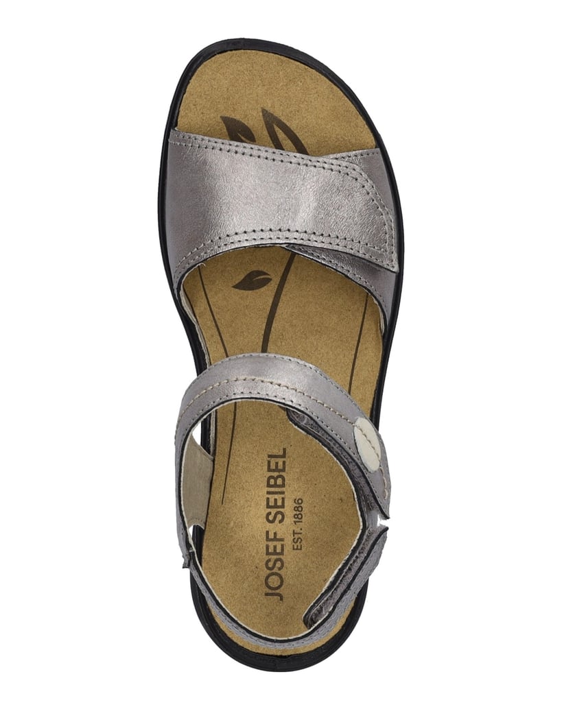 JOSEF-SEIBEL-Damen-Sandale-Ibiza-79,-platin-kombi-grau
