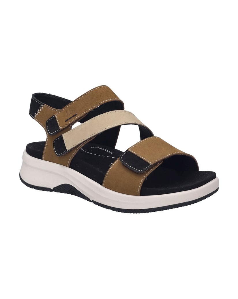 JOSEF-SEIBEL-Damen-Sandale-Estelle-06,-castagne-kombi-braun