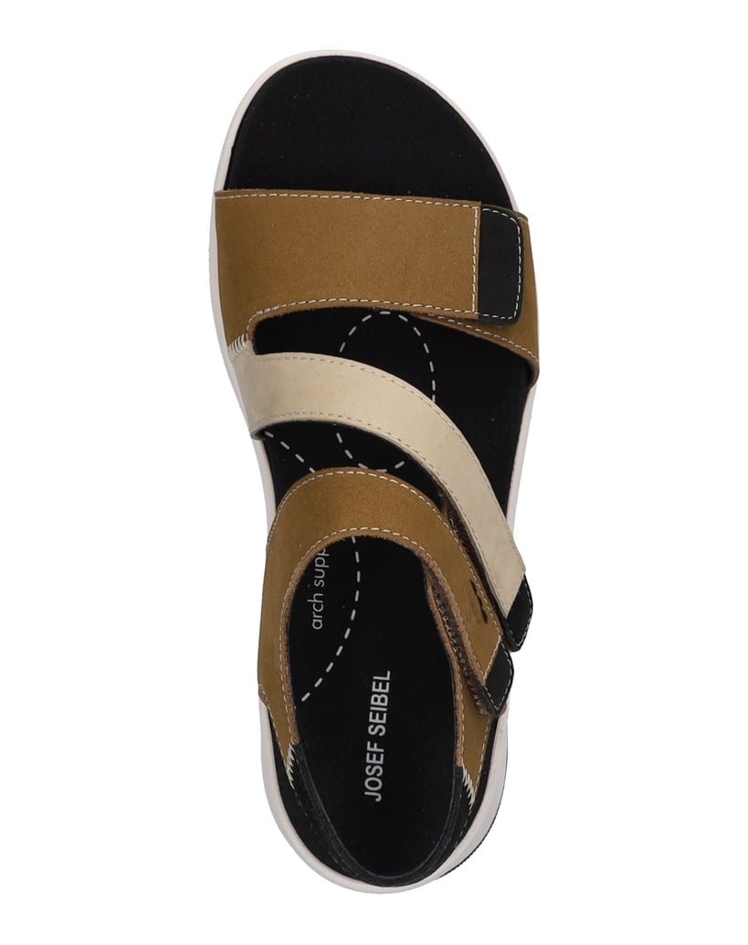 JOSEF-SEIBEL-Damen-Sandale-Estelle-06,-castagne-kombi-braun