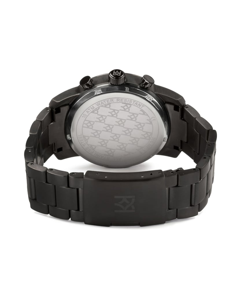 Kazar-Uhr-mit-einem-Zifferblatt-aus-gebürstete-dunkelgrau