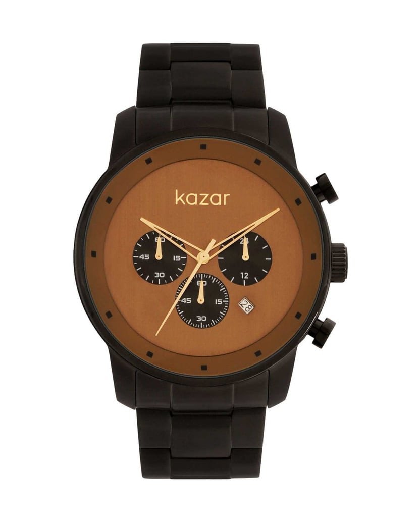 Kazar-Herrenuhr-mit-einzigartigem-Design-braun