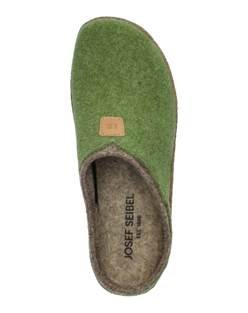 JOSEF-SEIBEL-Damen-Hausschuh-Vinny-01,-grün-kombi-grün