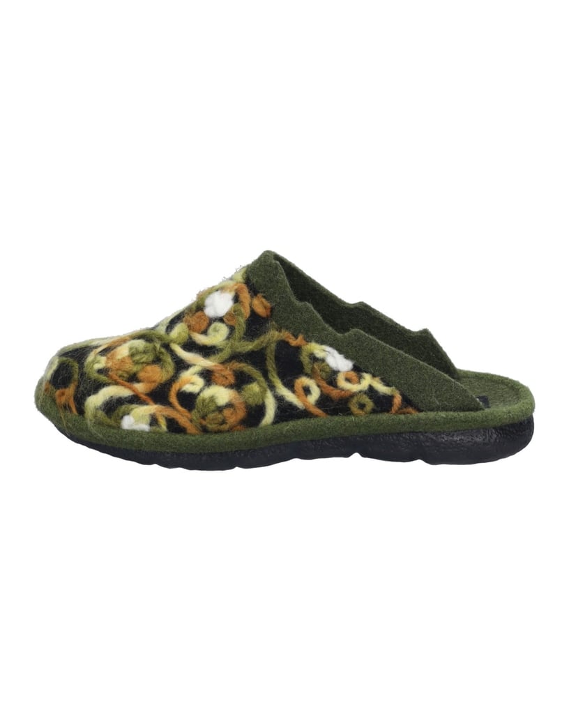 JOSEF-SEIBEL-Damen-Hausschuh-Lille-07,-oliv-multi-grün