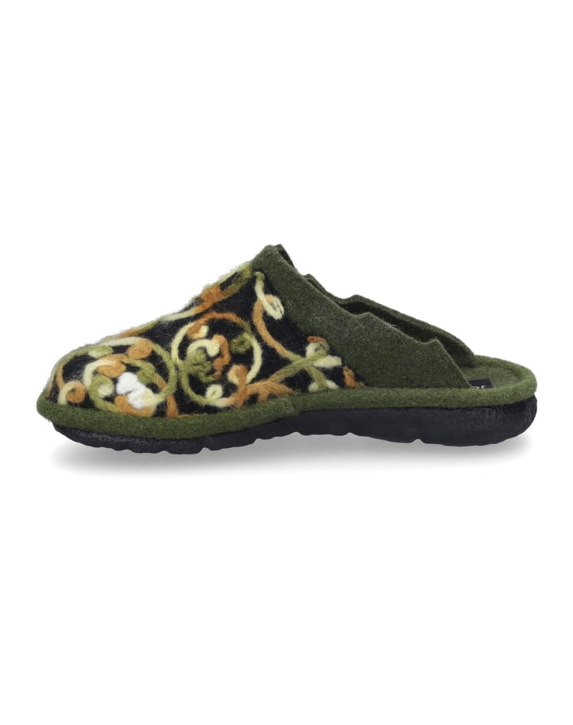 JOSEF-SEIBEL-Damen-Hausschuh-Lille-07,-oliv-multi-grün