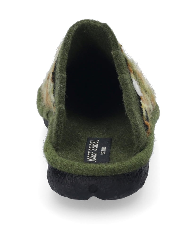 JOSEF-SEIBEL-Damen-Hausschuh-Lille-07,-oliv-multi-grün