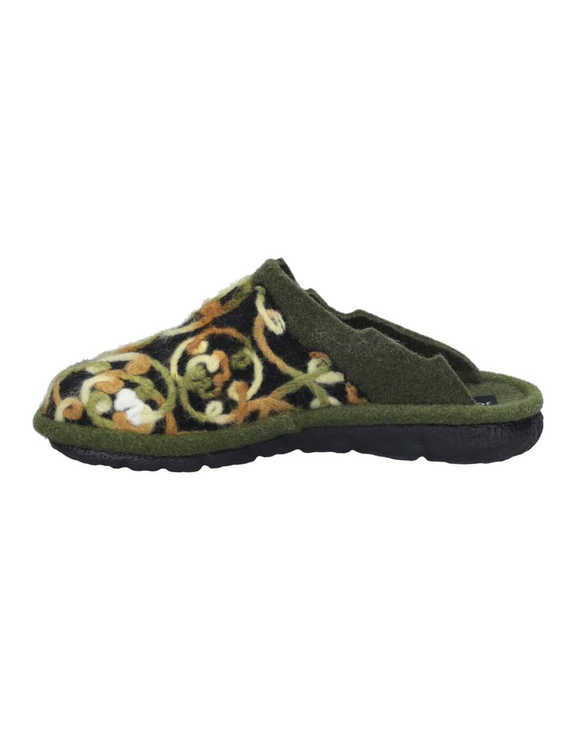 JOSEF-SEIBEL-Damen-Hausschuh-Lille-07,-oliv-multi-grün