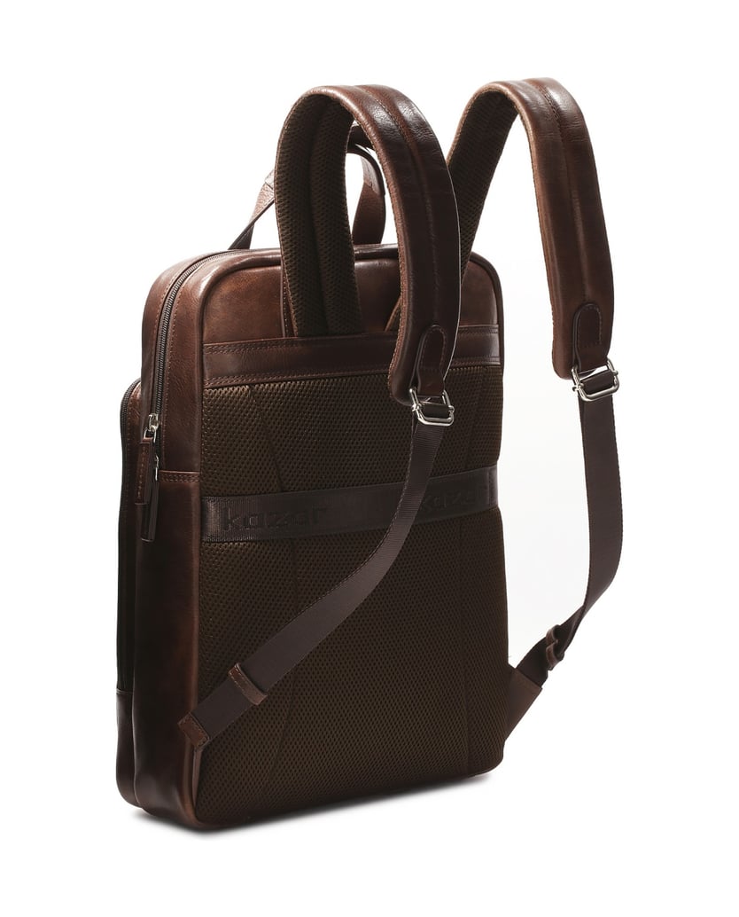 Kazar-Brauner-großer-Business-Rucksack-aus-Led