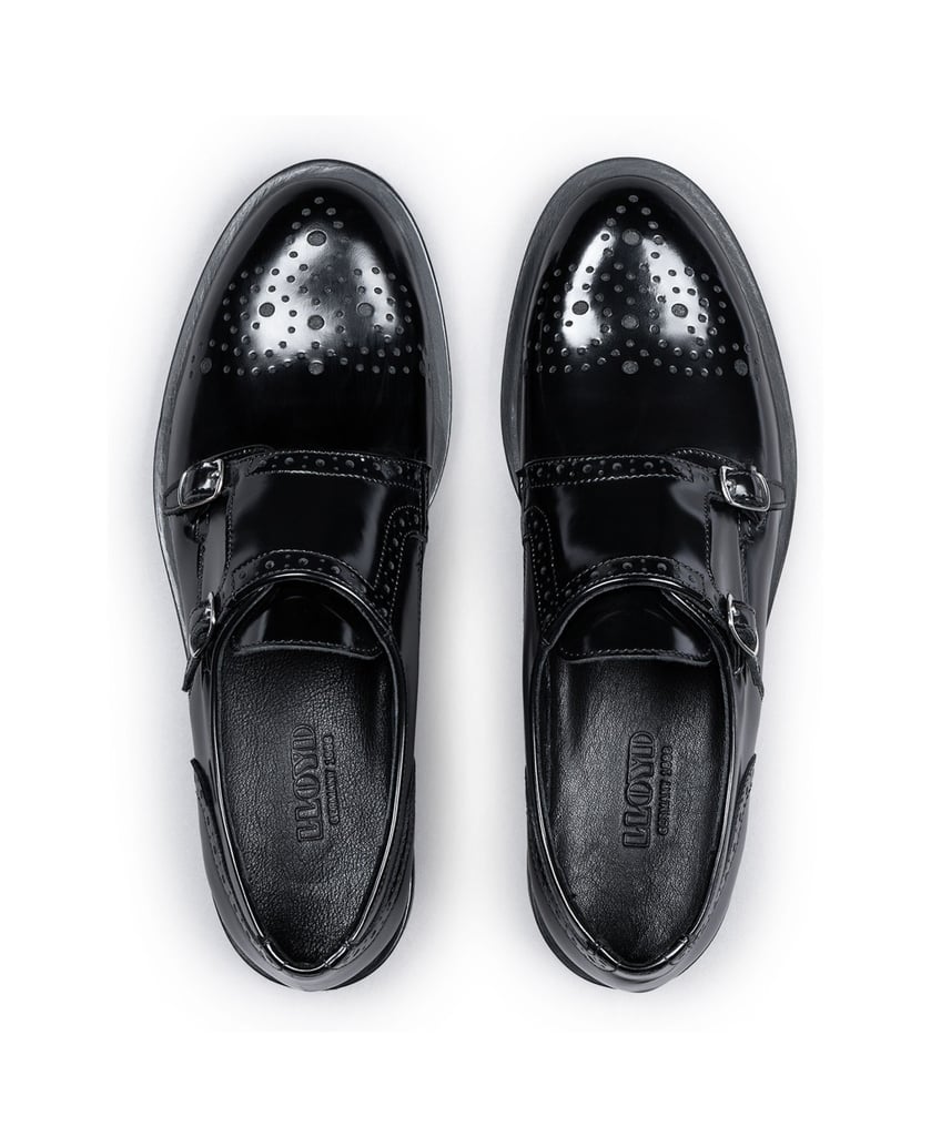 Lloyd-ELEGANTER-SCHNÜRHALBSCHUH-schwarz