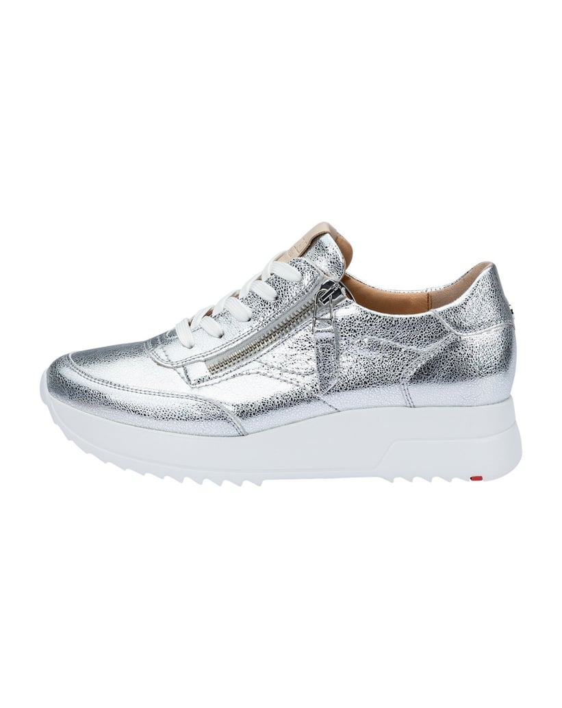 Lloyd-Hochwertiger-Sneaker-silber