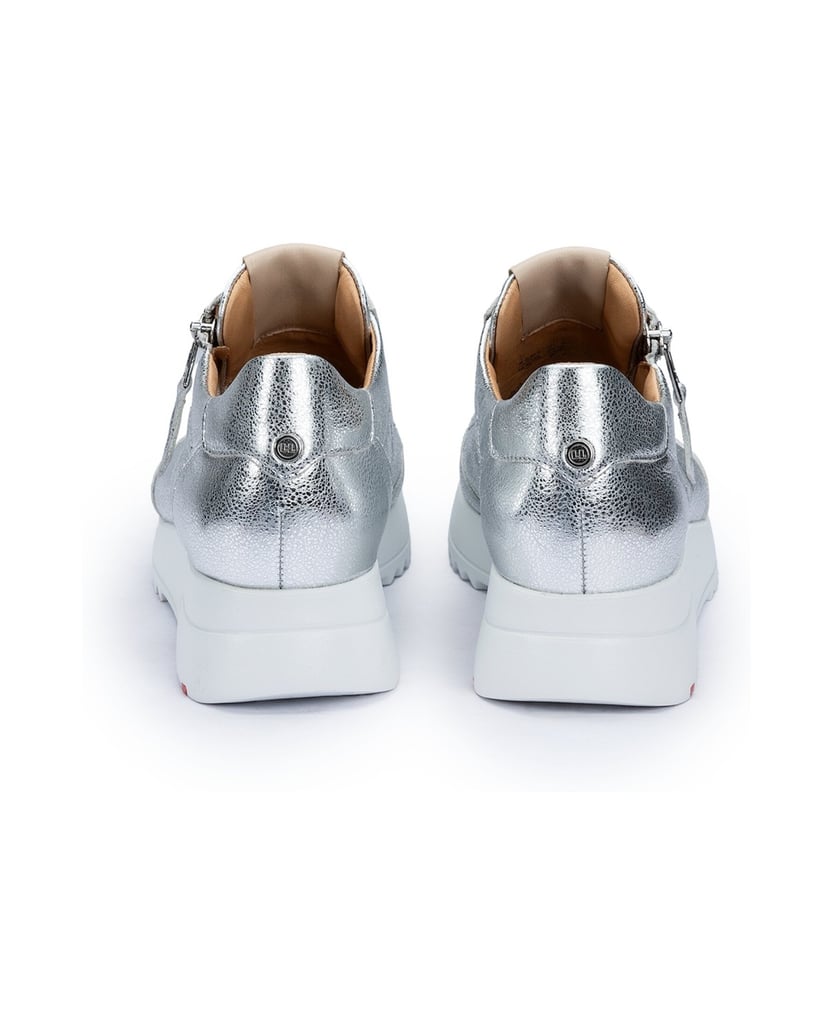 Lloyd-Hochwertiger-Sneaker-silber