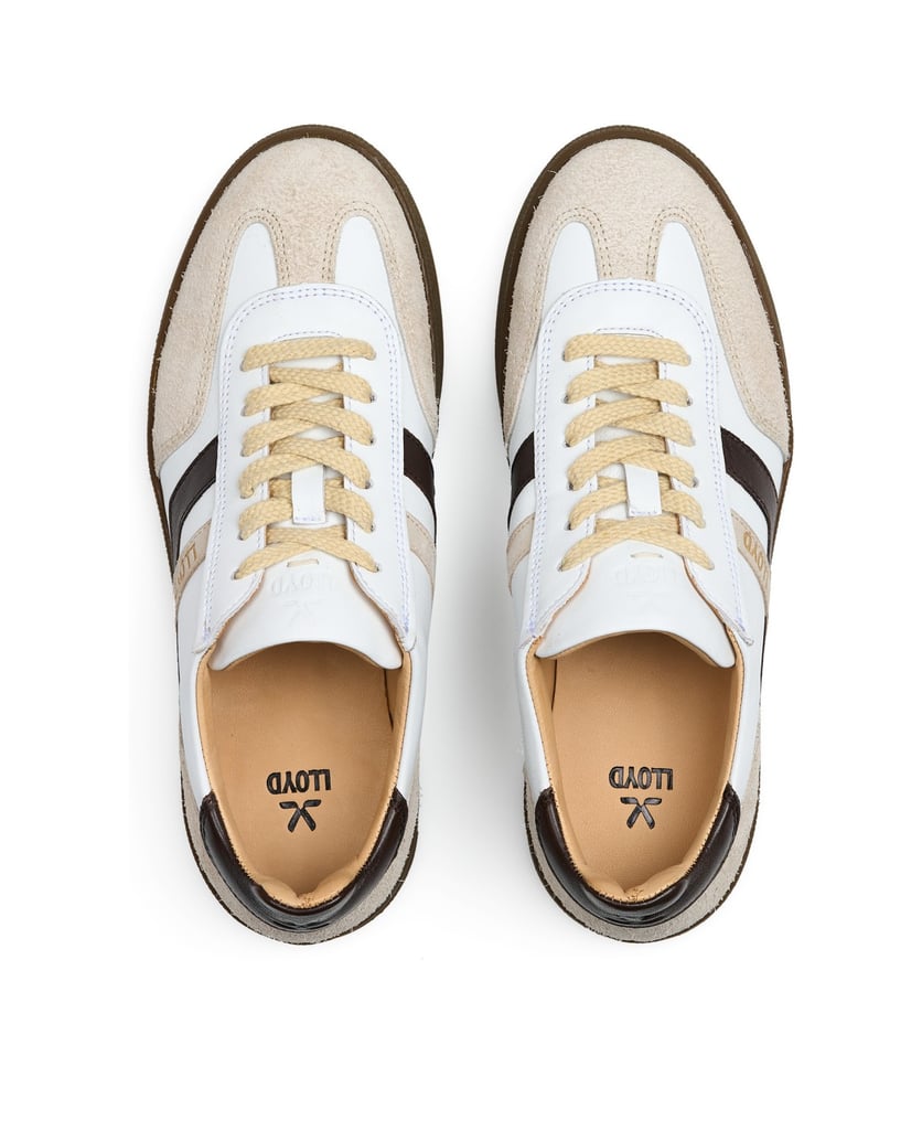 Lloyd-Hochwertiger-Sneaker-silber