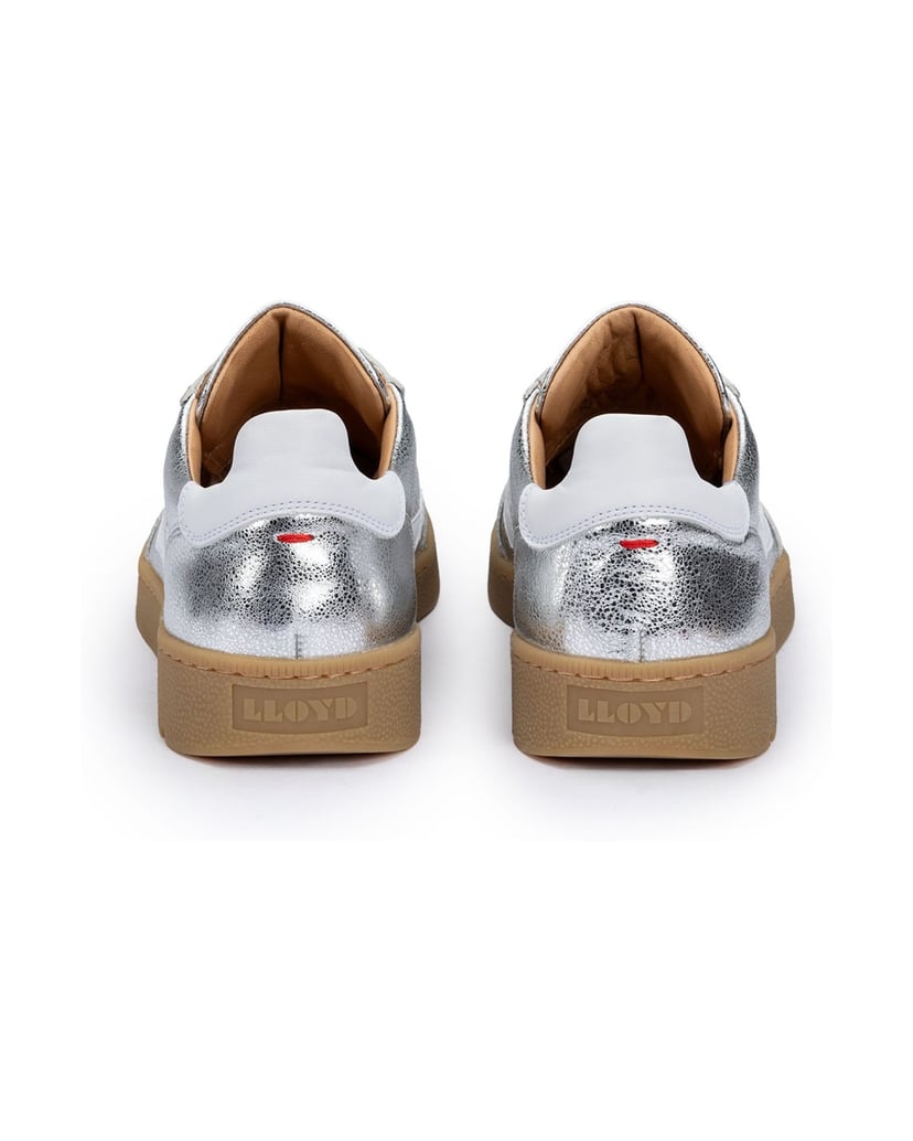 Lloyd-Hochwertiger-Sneaker-silber