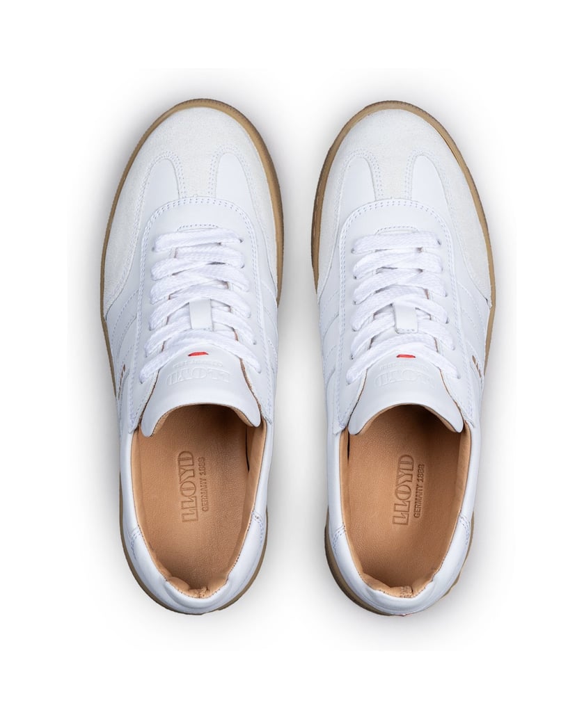 Lloyd-Hochwertiger-Sneaker-silber