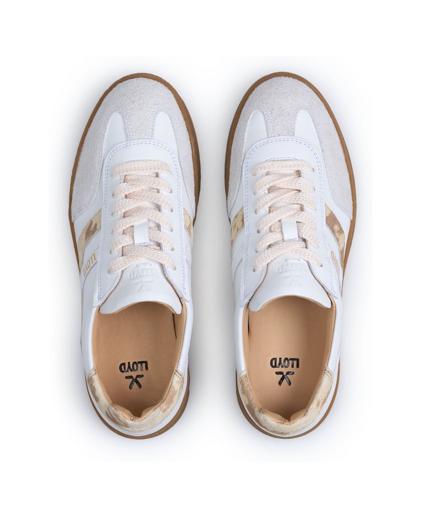 Lloyd-Hochwertiger-Sneaker-silber