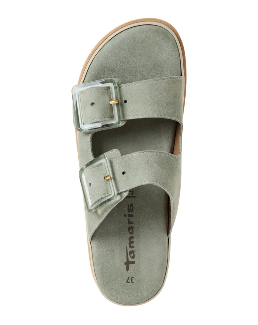 TAMARIS-Pantolette-grün