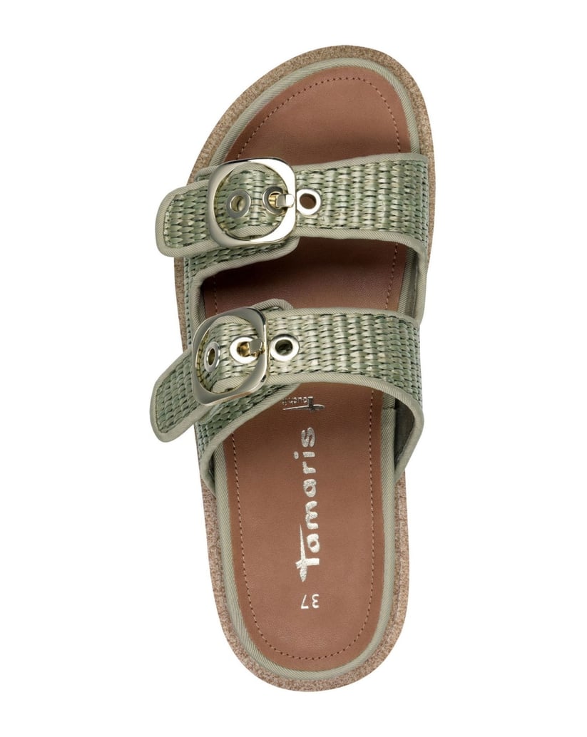 TAMARIS-Pantolette-grün