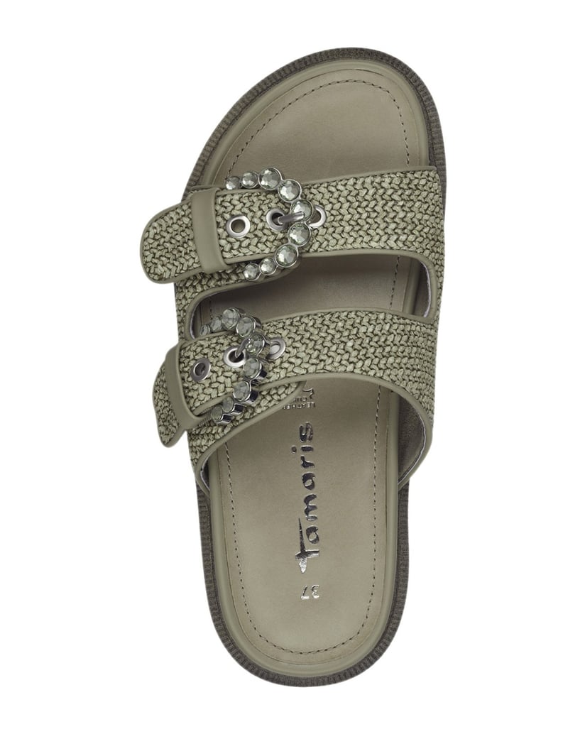 TAMARIS-Pantolette-grün