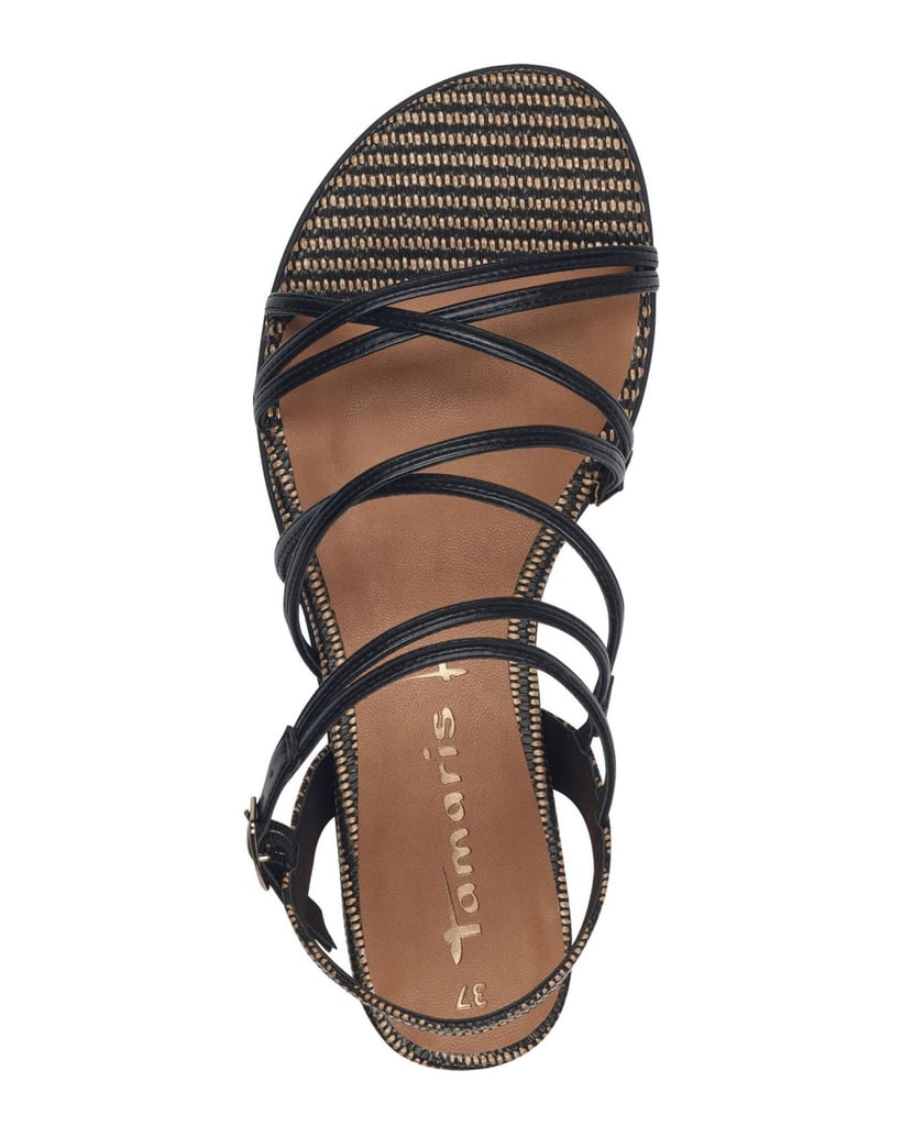 TAMARIS-Sandale-schwarz
