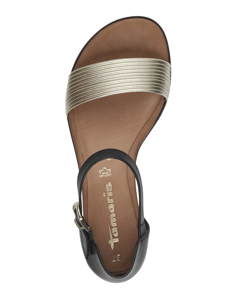 TAMARIS-Sandale-schwarz-