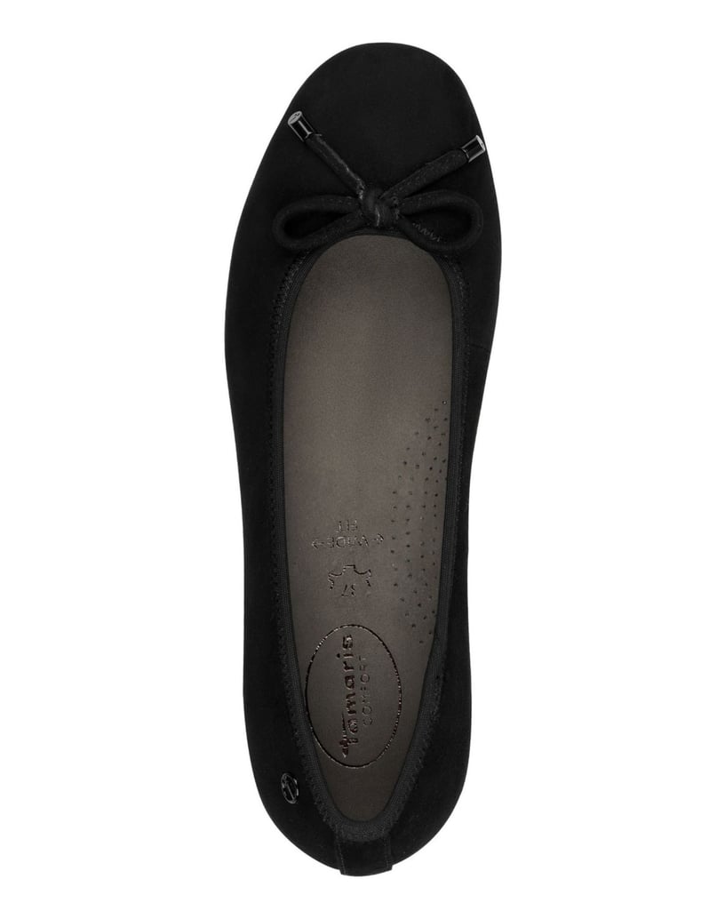 TAMARIS-baleríny-čierna