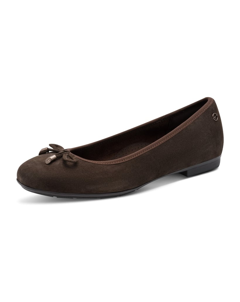 TAMARIS-Ballerina-braun-kombiniert