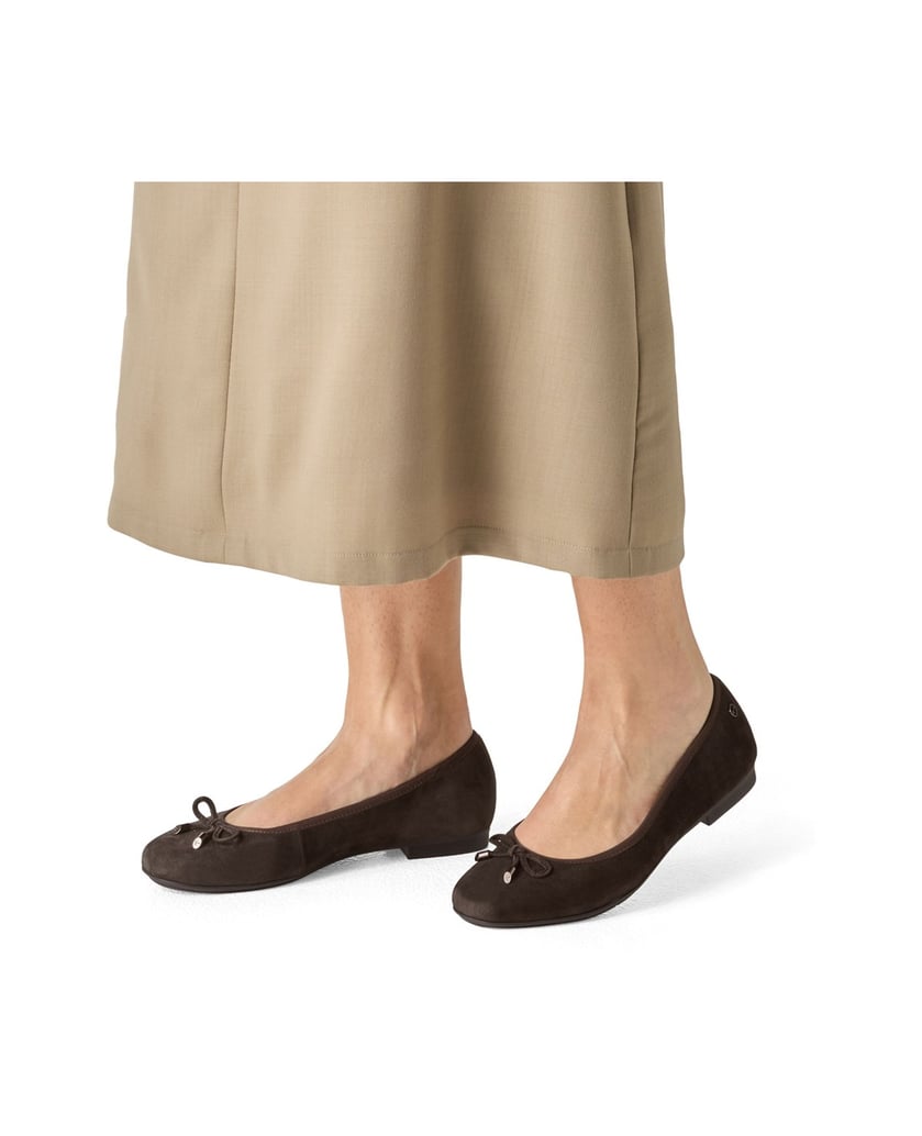 TAMARIS-Ballerina-braun-kombiniert