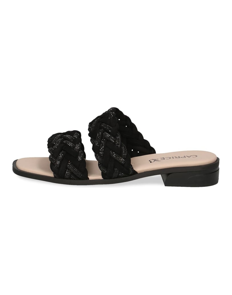 Caprice-Pantolette-schwarz