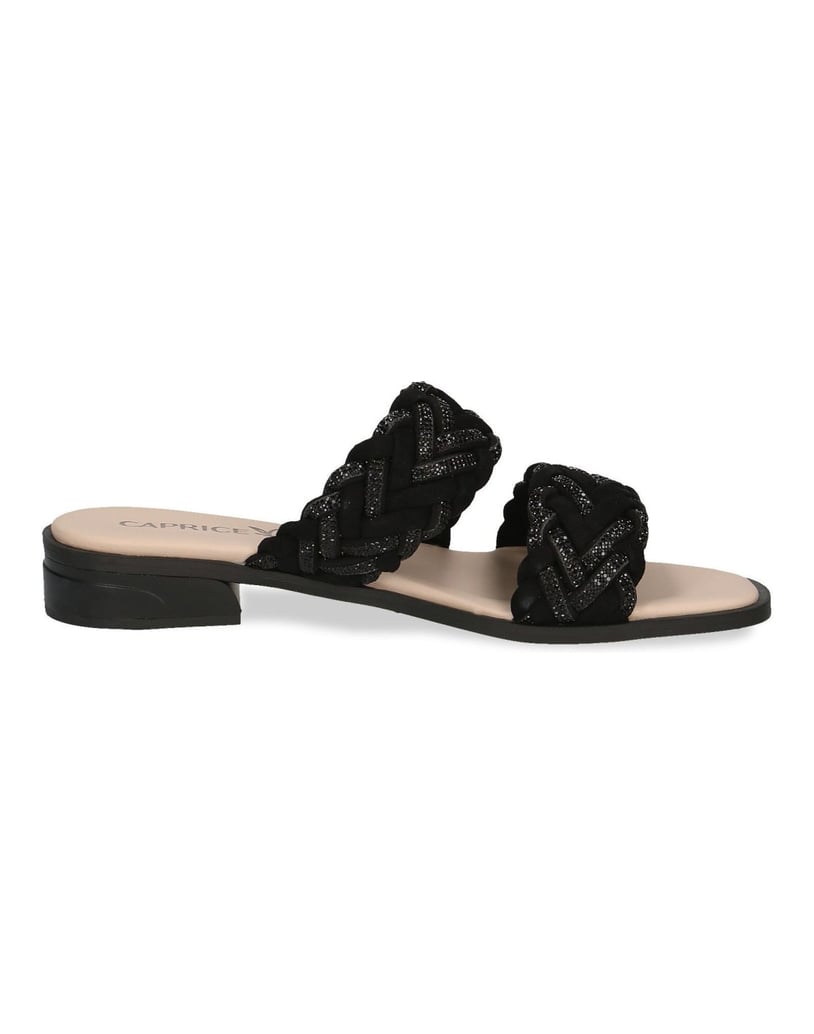 Caprice-Pantolette-schwarz