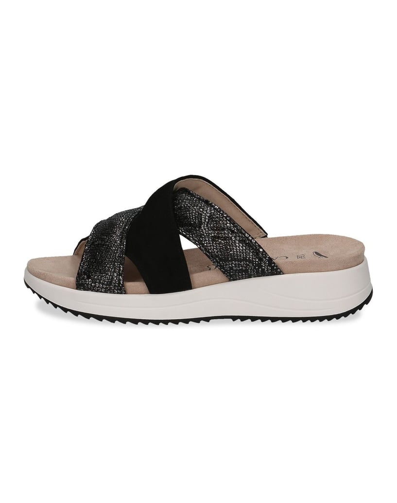 Caprice-Pantolette-schwarz