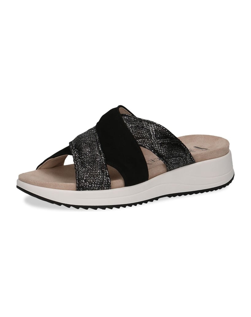 Caprice-Pantolette-schwarz