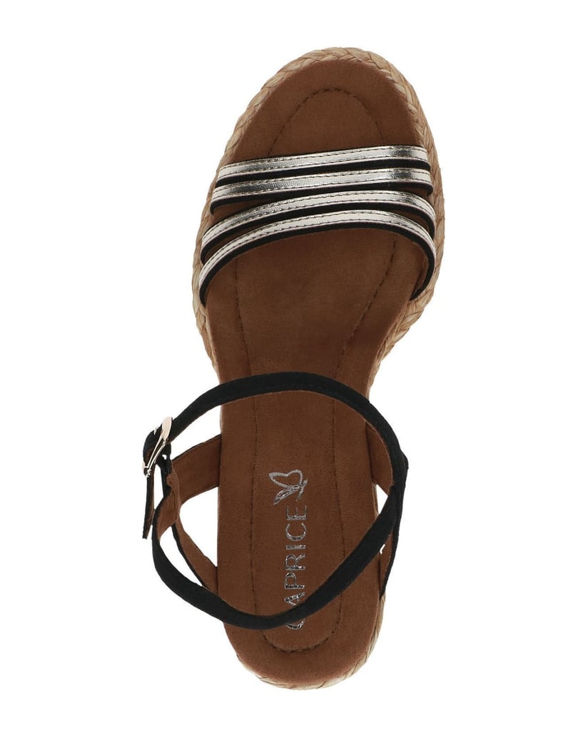 Caprice-Sandalette-schwarz