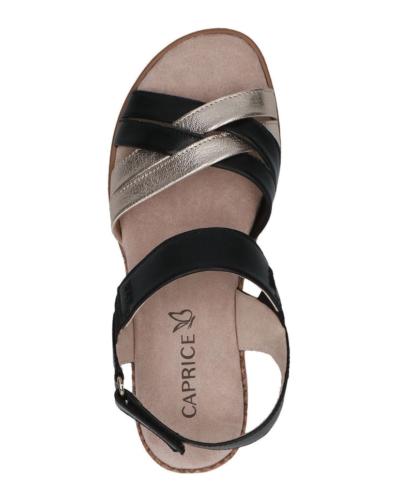 Caprice-Sandalette-schwarz