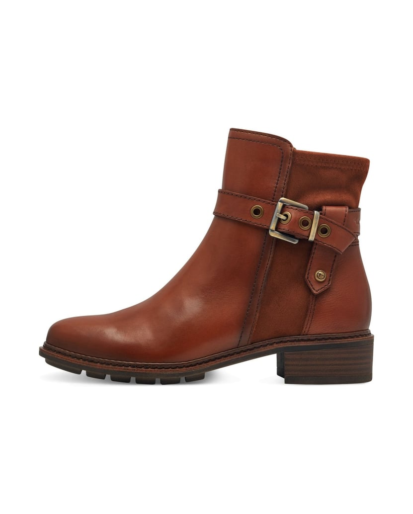 TAMARIS-Stiefelette-cognac