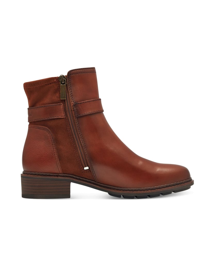 TAMARIS-Stiefelette-cognac