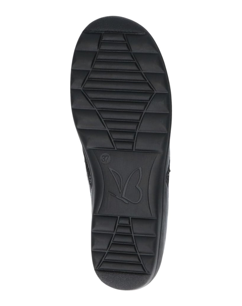 Caprice-Slipper-schwarz